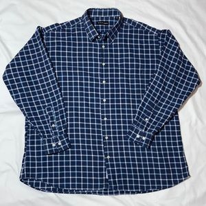 Bullock & Jones Premium Blue & White Flannel XXL